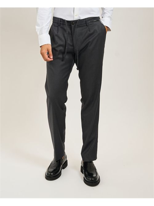 Michael Coal trousers with pleats and braces MICHAEL COAL | MCDEN3616579